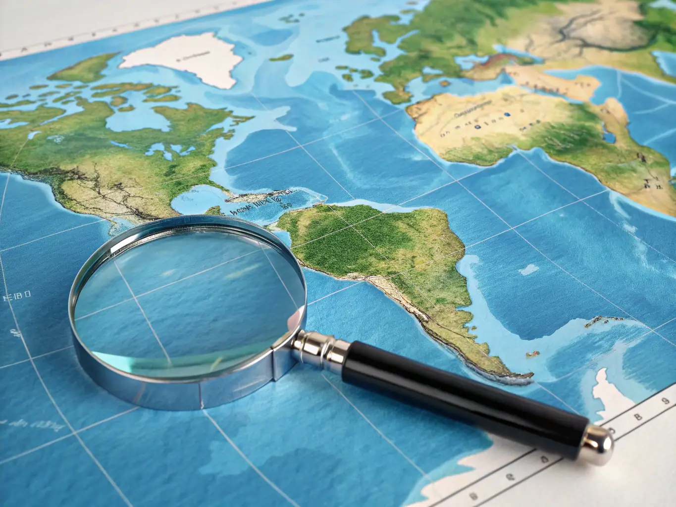 A visually appealing image representing search engine optimization, such as a magnifying glass over a world map or a graph showing website traffic increasing.